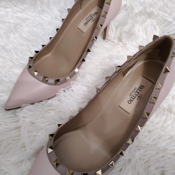 Valentino Rockstud 85 Leather Pump - Picture 3 of 3